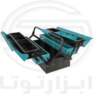 جعبه ابزار فلزی 50 سانت 3طبقه اتومات روماتون 9053
