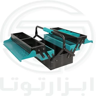 جعبه ابزار فلزی 40سانت 3طبقه اتومات روماتون 9043