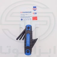 آلن چاقویی شش گوش 8 عددی هاربر